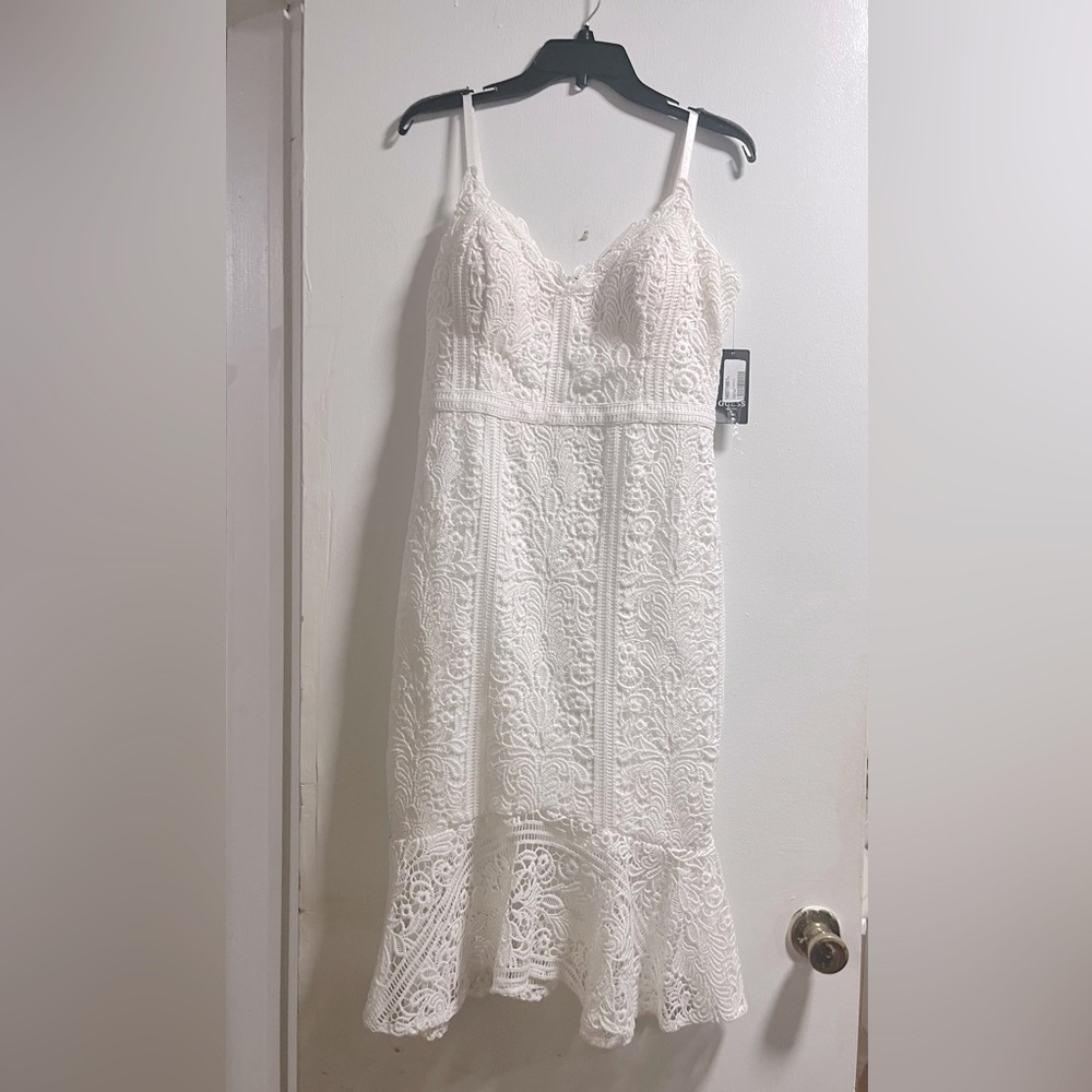 Guess textured knit midi dress